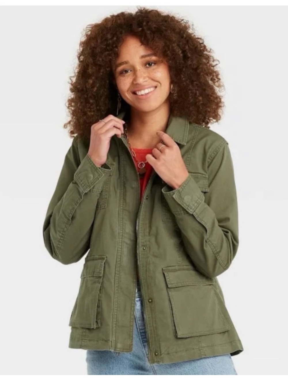 Universal Thread Olive Utility Jacket